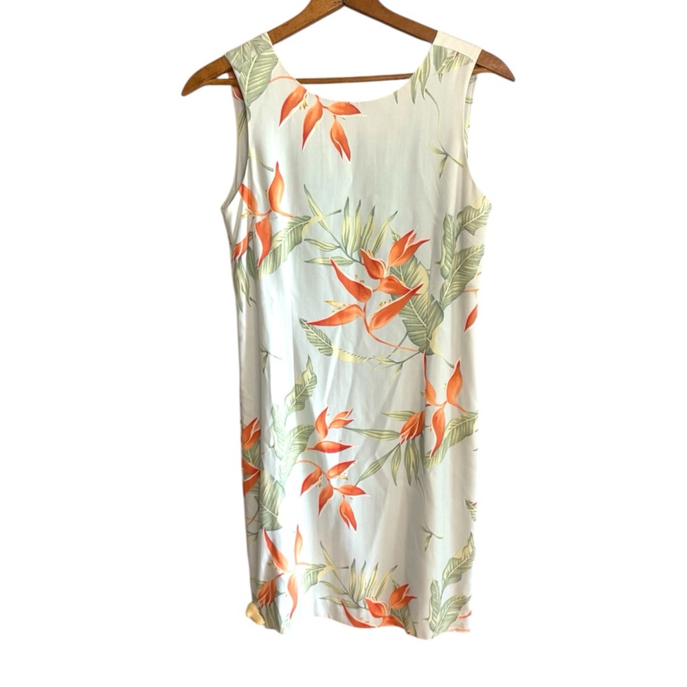 Tommy Bahama Silk Sheath Floral Splendor Dress in Seafoam